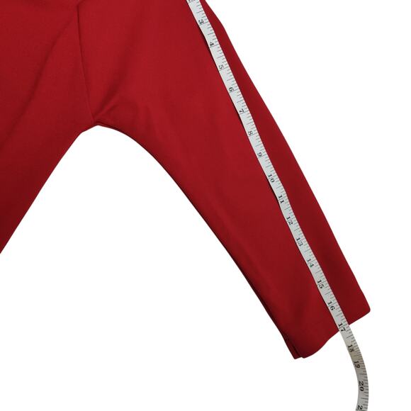 Le Muse Red Tube Dress Chic Cowl Neck Large Lagenlook Minimalist Quiet Luxury - Picture 13 of 14